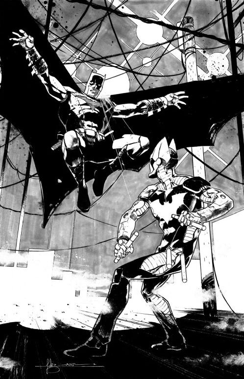 Batman and Batwing by Javi Fernández