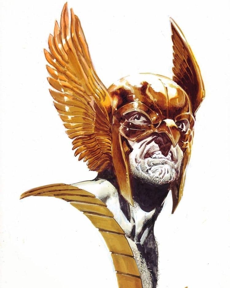 Hawkman bust commission by Alvaro Martinez Bueno