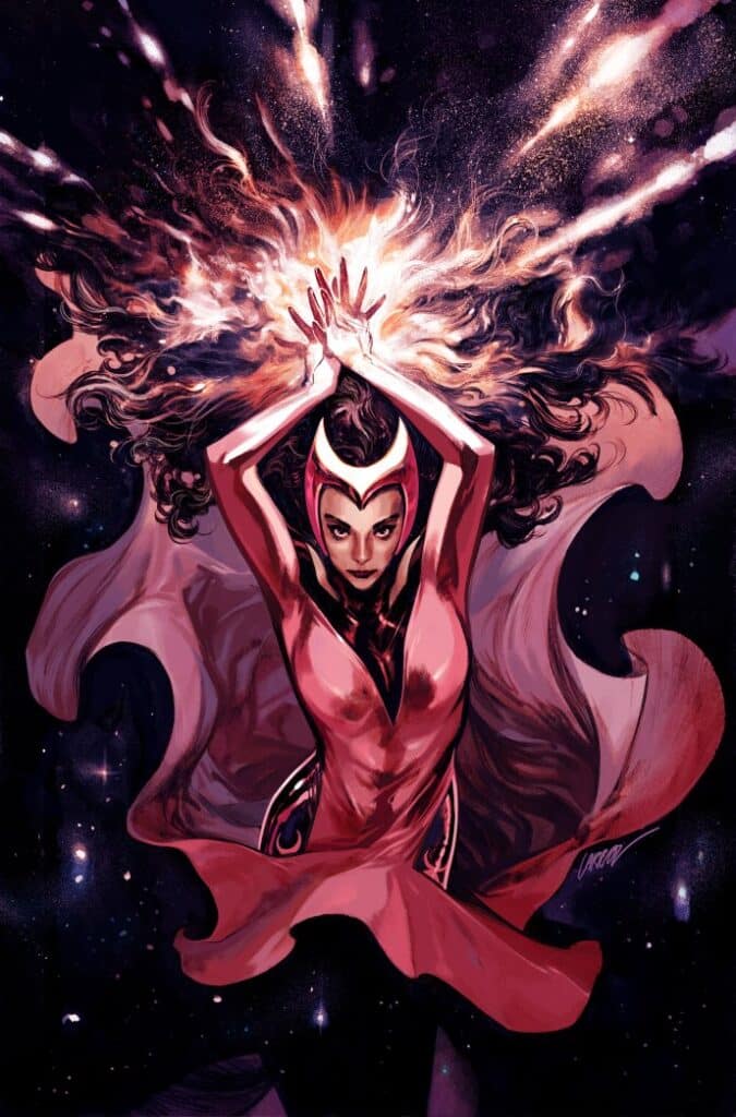 Scarlet Witch 1 cover original comic art by Pepe Larraz