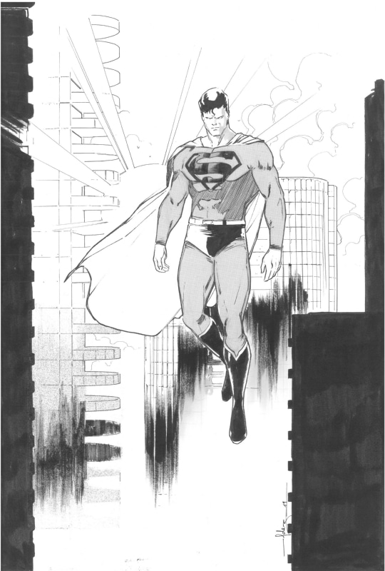 Superman art by Javier Fernández