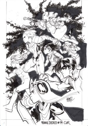 Young Justice Original Cover Art