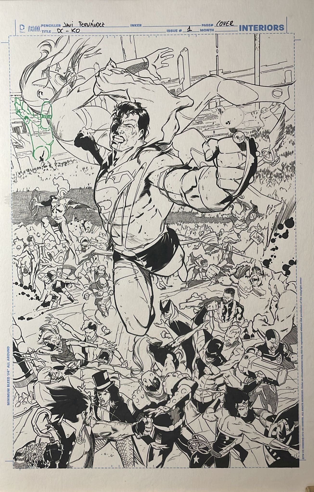 DC K.O. <br> #1 Cover A