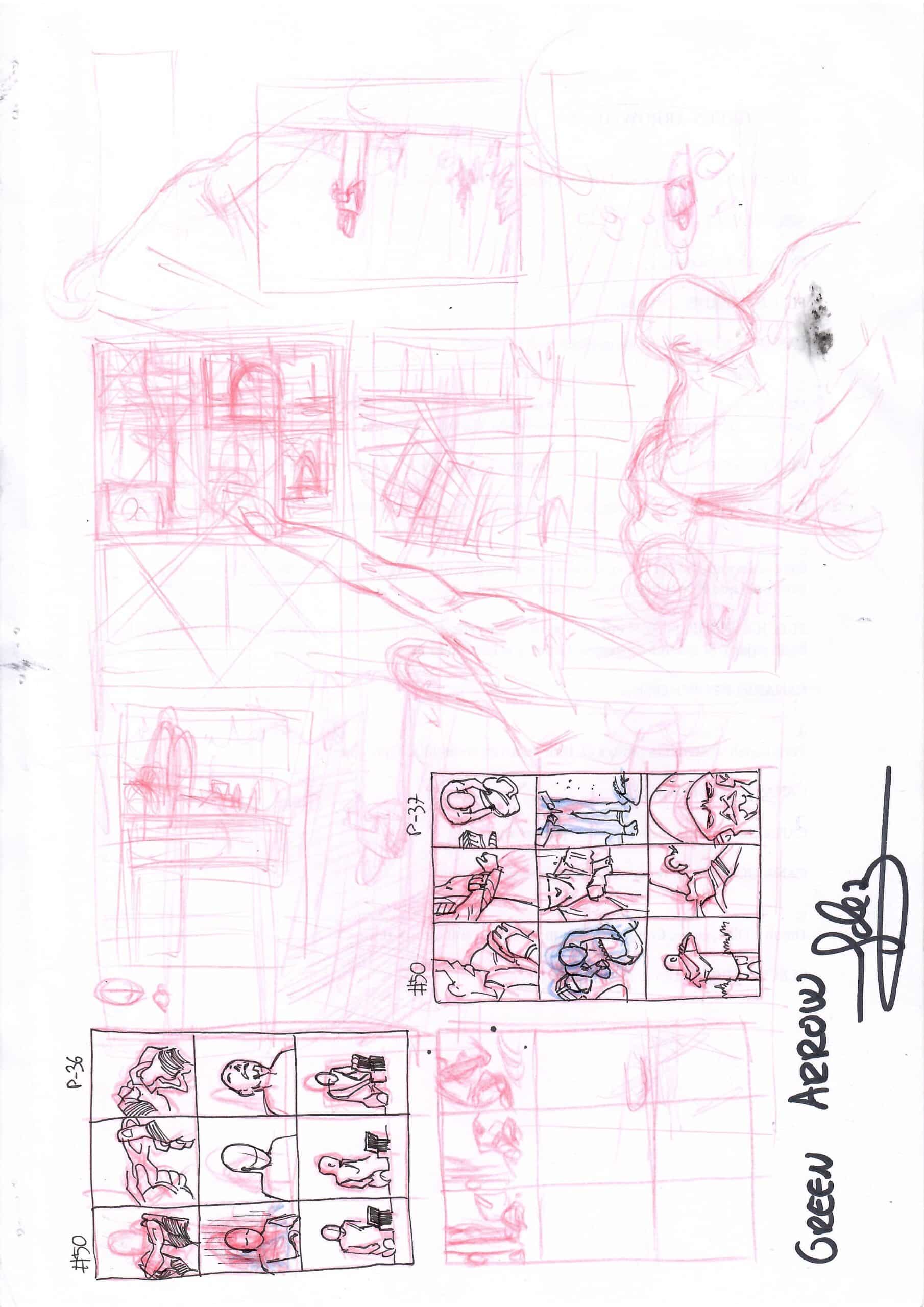 Prelim <br> Green Arrow #50 P.36