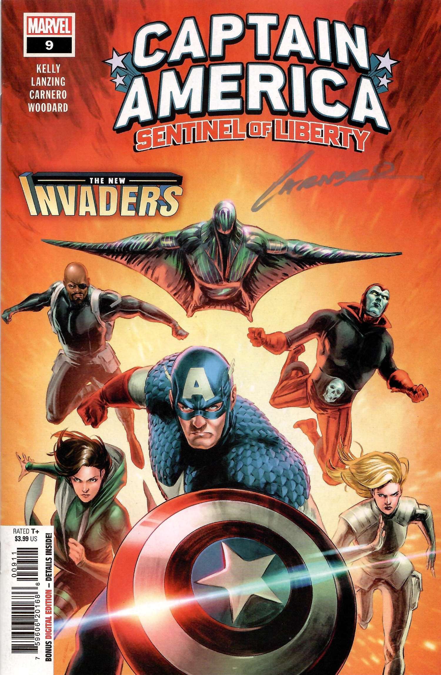 Captain America: Sentinel of Liberty #9 <br> firmado